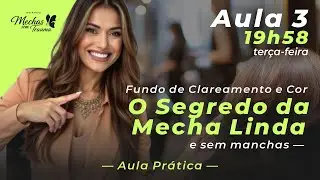 Aula 3 - Fundo de Clareamento e Cor: O Segredo da Mecha Linda (e Sem Manchas)