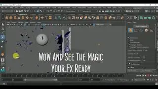 Learn Basic Fx In Just  1:30 Minute | Autodesk Maya 2018..
