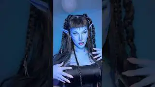 Avatar makeup ✨ #avatar #avatarmakeup #halloween #halloweenmakeup