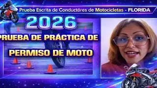 Prueba De Permiso De Motocicleta de CALIFORNIA 2025 | Motorcycle Permit Test