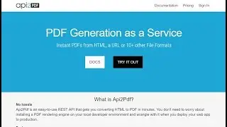 Generate PDFs from Python with Api2Pdf.com