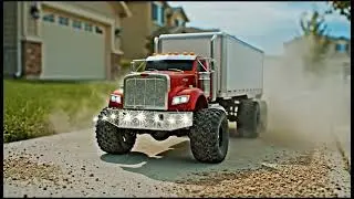 Fuel Tanker Delivery  Keeping the RC Vehicles Mov | Delivery Truck Route