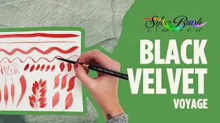 Black Velvet Voyage&trade; 4 pc set by Silver Brush | WC-3124ST