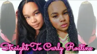 How to revert Straight To Curly Hair