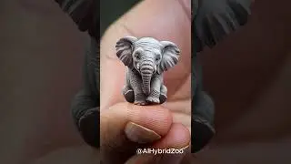 Cutest Elephant You'll Ever See! 🐘💕 #TinyElephant #Unbelievable #SoCute
