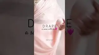 Draping A Pink Saree | How to wear Saree | saree blouse | summer saree wear | #shorts #sari #saree