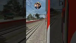 SATISFYING BRAKING SOUND OF INDIAN TRAIN  IN MSTS ❤️ #shorts #msts #indianrailways #thegamerstoys