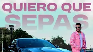 Manu Chata - Quiero que sepas ( VISUALIZER )