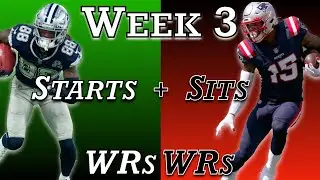 Week 3 Fantasy Football Start/Sits (Wide Receivers)