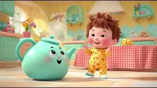 The Teapot that Whistled too Loud | Nursery Rhymes for Babies | LittleWhiz