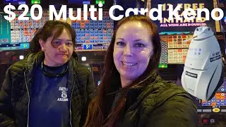 Playing $20 on Multi Card Keno at M Resort and Casino - Henderson, NV