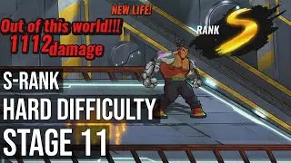 S-Rank - Hard Difficulty - Stage 11 - Airplane - Maniac Trophy - Streets of Rage 4