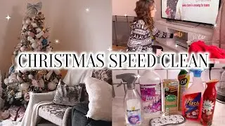 CHRISTMAS SPEED CLEAN 2020 | Christmas Speed Cleaning Motivation 2020 | Christmas 2020 Clean With Me