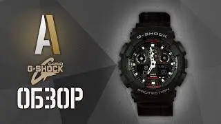 [Обзор] Оригинальные часы CASIO G-Shock GA-100MC-1A