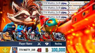 5 TANKS  + #1 ROCKET RACCOON - 100K+ HEALING!