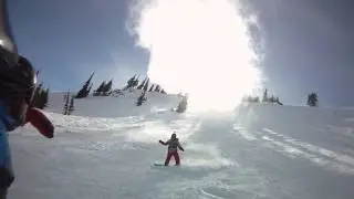 Snow tornado