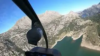 Helicopter Flight Mallorca Son Bonet - Sa Calobra - Port Soller - Esporles (11.2019)