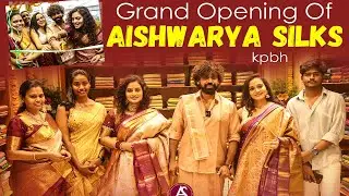 Aishwarya silks Three years Celebrations || Aata sandeep || Aishwarya Silks