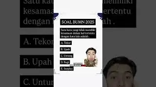 Soal BUMN 2025 #soalbumn #soaltkdbumn #soalbumn2025
