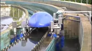 污水厂二沉池清扫机器人/Sewage Treatment Plant Cleaning Robot/ Робот для очистки очистных сооружений