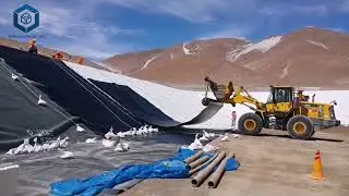 BPM GEOSYNTHETICS Black Geomembrane HDPE Liner for Mining Project