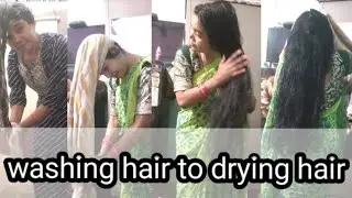 Translation washing hair to dry hair ✨