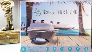 Disney Cruise Line 25th Anniversary Floating Ship Bluetooth Speaker Unboxing