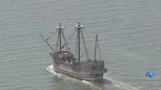 Recreation of historic Jamestown settler ship heads to Connecticut for preservation project