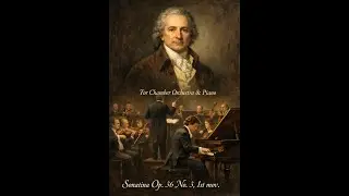 Muzio Clementi Op. 36 No. 3, 1st Movement for Chamber Orchestra & Solo Piano