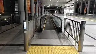 歩道エスカレーター（東静岡駅）に乗った動画