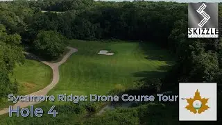 Sycamore Ridge Golf Club Course Tour | Hole 4 | Drone Video | Spring Hill, KS (KC Metro)
