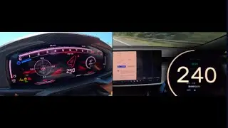 Tesla Plaid Vs Lamborghini Temerario 0-270 km/h Acceleration Comparison 