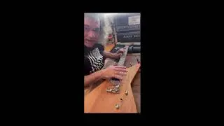 Installing Tremolo on a custom Nema MODEL EX-25  #customguitars  #tremolo #guitarist #guitarplayer