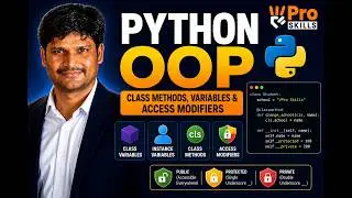 Python OOP Explained | Class Variables, Class Methods, Public, Protected & Private Variables|Gen AI