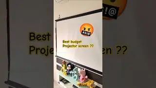 Inlight Projector screen | Best projector screen ?? #projector #shorts