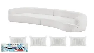 VEVOR Luxury Modern Cloud Plush Sectional Sofa 112