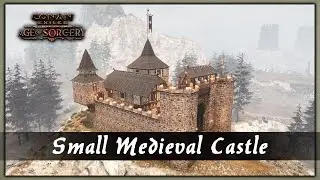 HOW TO BUILD A SMALL MEDIEVAL CASTLE  [SPEED BUILD] - CONAN EXILES
