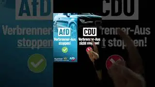 Verbrenneraus: CDU vs AfD