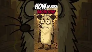 How to Make Soap from Bacon Grease & Ash(Apocalypse Survival Hack)#shorts #science
