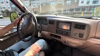 1999 FORD F350 7.3 GODZILLA MANUAL  DIESEL ENGINE INSANE SHIFTING