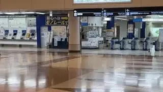 【羽田空港】第２ターミナル到着出口2からモノレール第２ターミナル駅