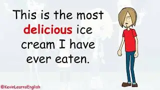 Do you know what DELICIOUS means? --- Learn English with Kevin 😁😉 #learnenglish #funenglish