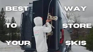 Sandy Vans Boost Box &ndash; идеальное место для хранения лыж и сноубордов в вашем фургоне.