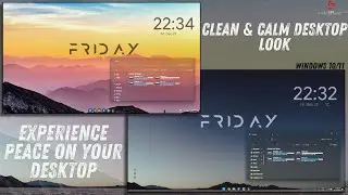 Clean & Calm theme for Windows Desktop | Experience Peace On Your Desktop | Windows Customization