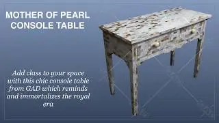 Mother of Pearl Inlay Furniture By Galaxy Art Deco