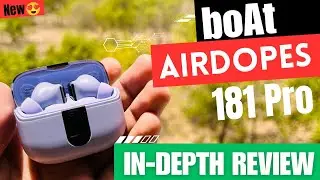 boAt Airdopes 181 Pro |  Superb looks | 100hrs playtime | Review and unboxing | ₹1299 buds | New