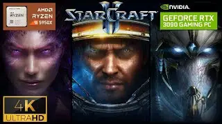StarCraft II Ultra settings 4K | RTX 3090 | Ryzen 9 5950X