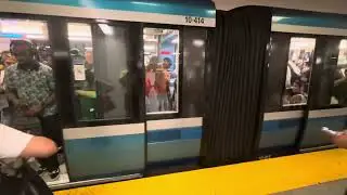 STM Azur Train Going to C&ocirc;te-Vertu Direction Orange Line