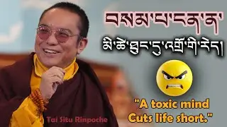 དུས་རྒྱུན་དུ་སེམས་པ་བཟང་པོ་བྱེད་དགོས། ཆོས་ཀྱི་སྙིང་པོ་ཡིན། A good heart leads to a long life.