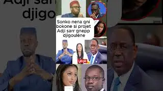 Sonko : gni bokone si projet Adji sarr gnepp djigoul&eacute;ne #senegal #direct #sonko #diomayefaye #pastef
